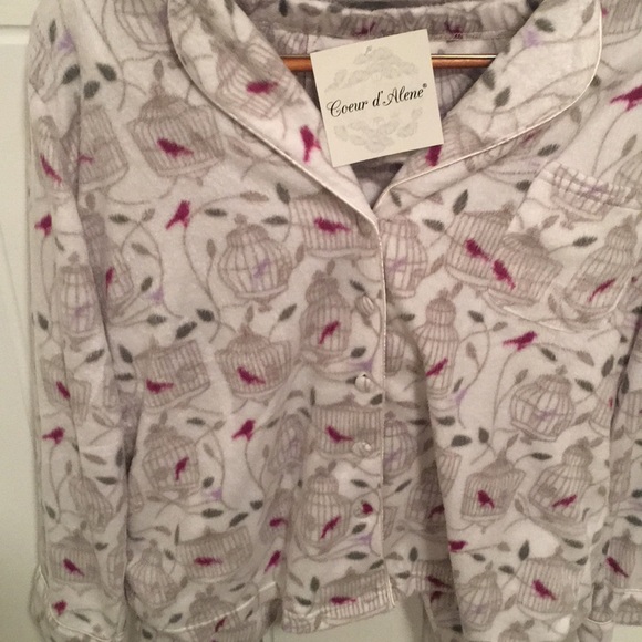 NWT fleece p.j.’s - Picture 2 of 3